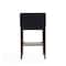 Manhattan Comfort Kingsley Barstool in Black and Dark Walnut BS012-BK - alternate 2
